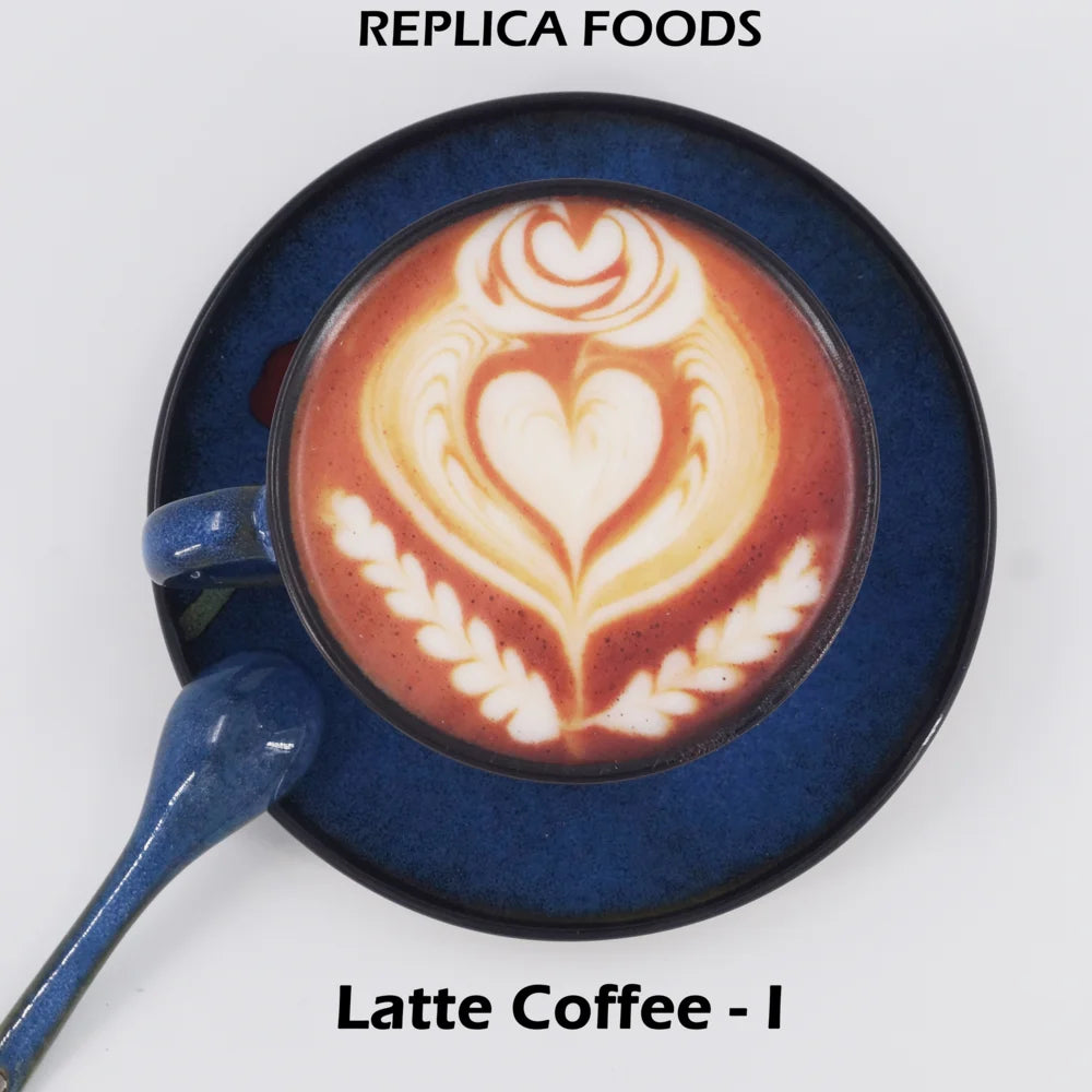 Realistic Fake Coffee Lifelike Faux Coffee Display For Photo Shoot, Fake Cake Photography Props Food sample Tea Table Decoration